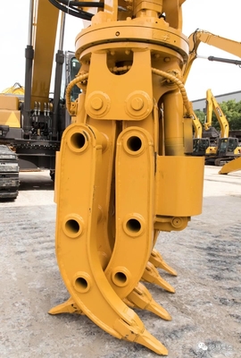 Grippage de bois de construction de Q355b 35 Ton Excavator Rotating Grapple Hydraulic