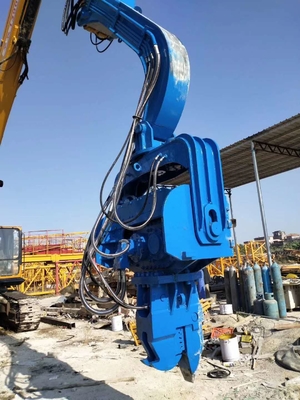 Excavatrice hydraulique Mounted Pile Hammer de l'équipement Q355b de marteau de pile pour PC336 PC360